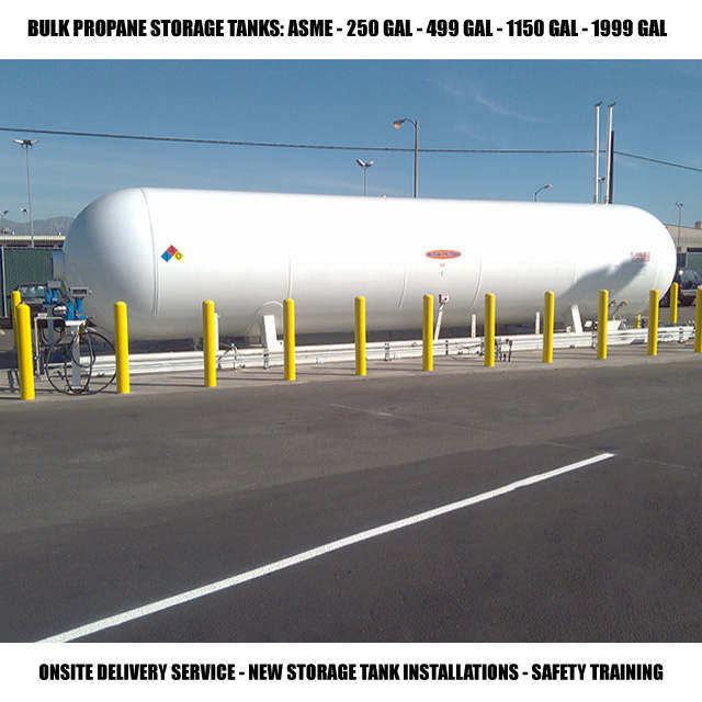 Bulk Storage Tank Propane in Industry, CA