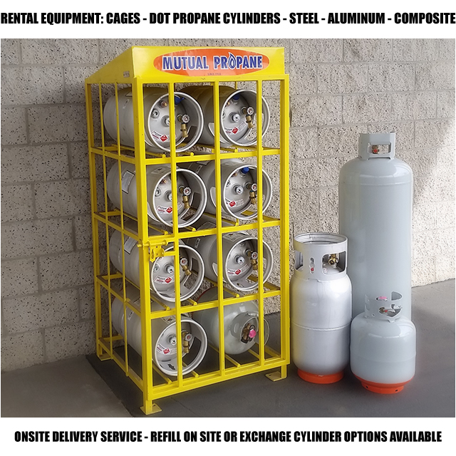 Propane Cylinders and Cages for Warehouses in Propane Azusa, CA